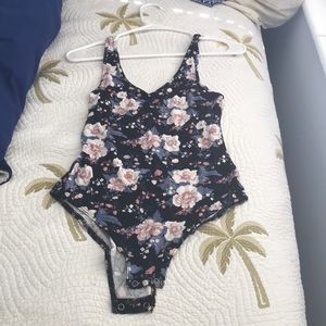 Floral body suit
